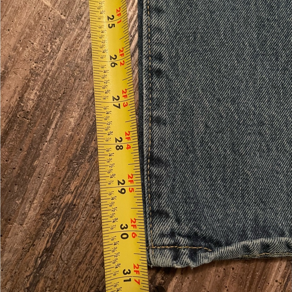 Good American Good Boy High Waist Distressed Nonstretch Jeans, NWT - Picture 15 of 16
